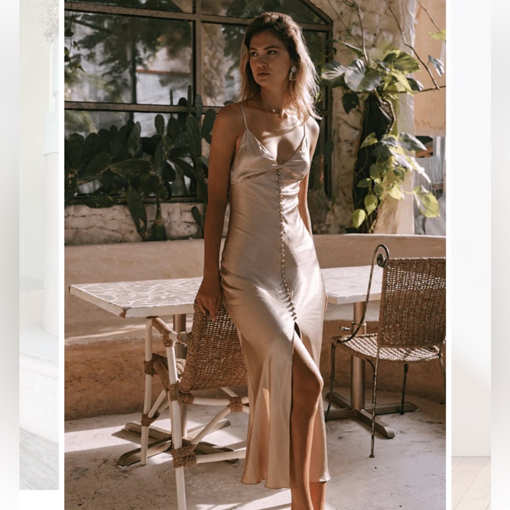 Shona Joy La Lune Bias Slip Dress size 6